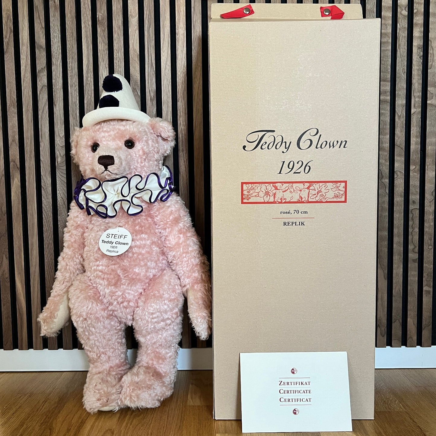 Steiff Teddy Clown 1926 Réplique (70 cm)