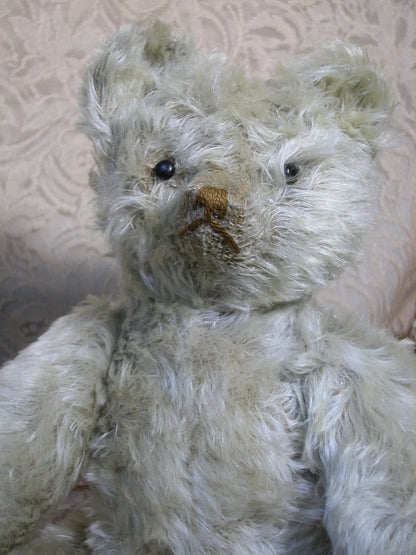 Ours Steiff Blanc Antique Début 1900s (17")