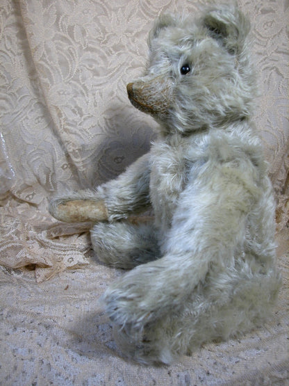 Ours Steiff Blanc Antique Début 1900s (17")