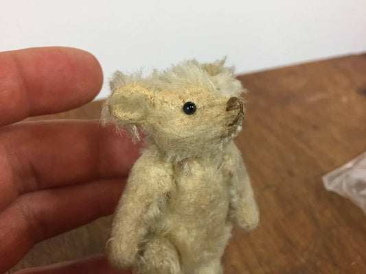 Petit Ours Steiff Ancien en Mohair Articulé