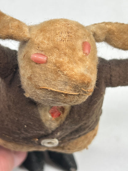 Lapin en Peluche Paille c.1900