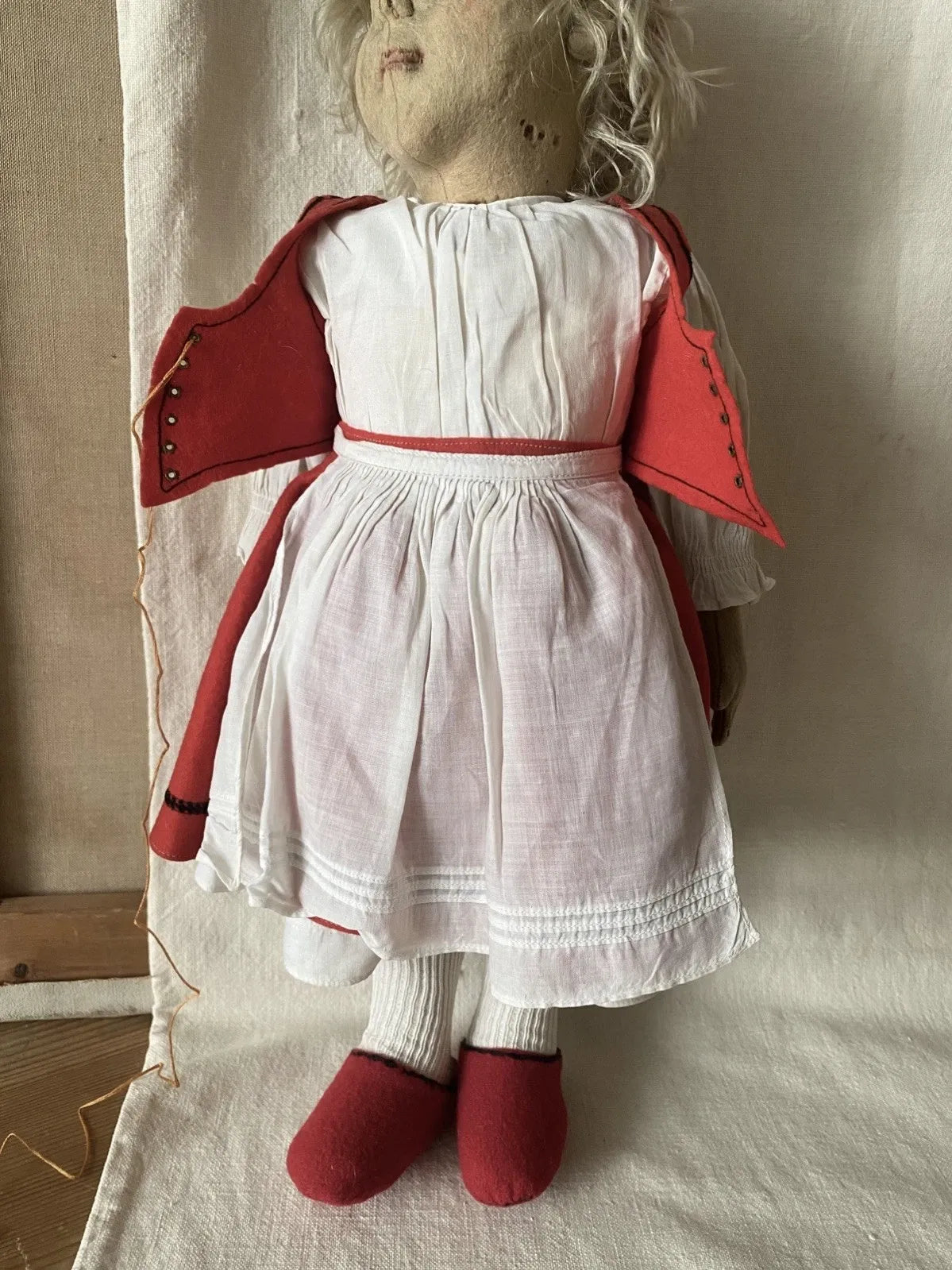 "Rosa" Poupée Steiff Antique en Feutre 1910/15 (47 cm)