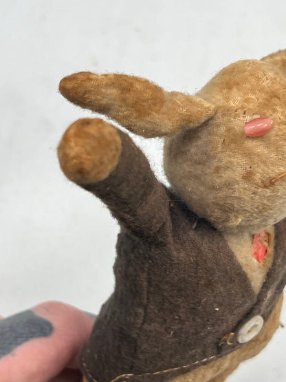 Lapin en Peluche Paille c.1900