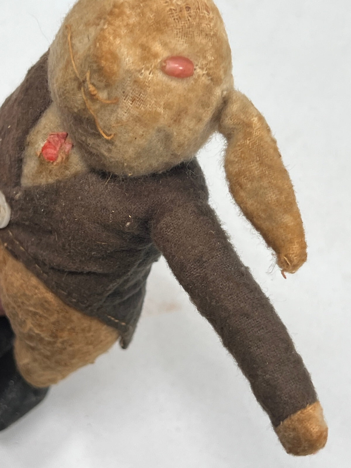 Lapin en Peluche Paille c.1900
