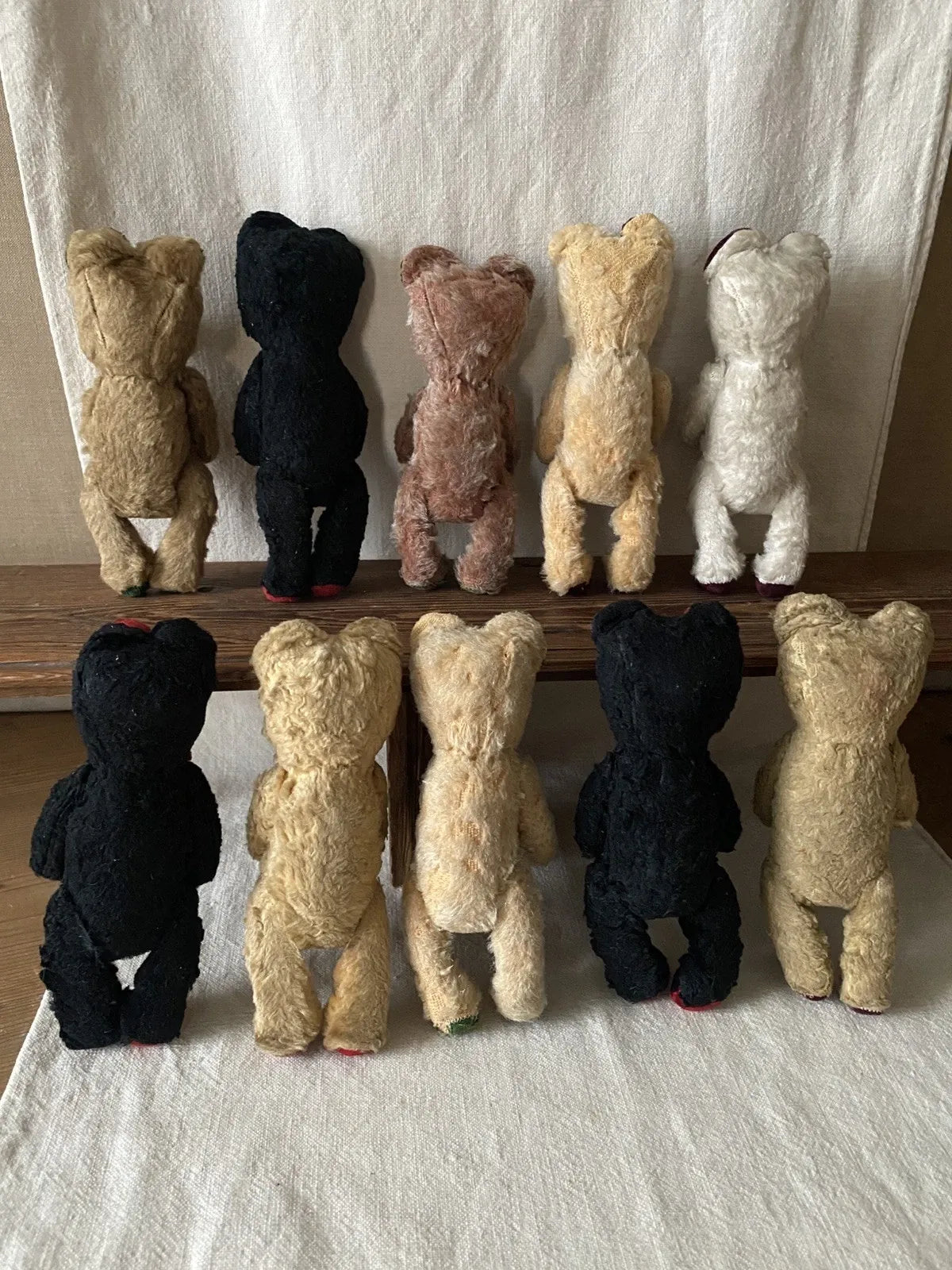 10 Ours en Tonneau Bois JPM Jouets Paris Massy c.1930