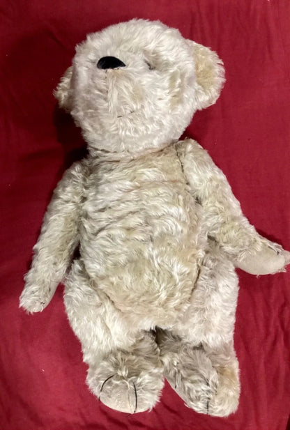 Ours Pooh Antique Années 1930 - 24" Mohair Entièrement Articulé