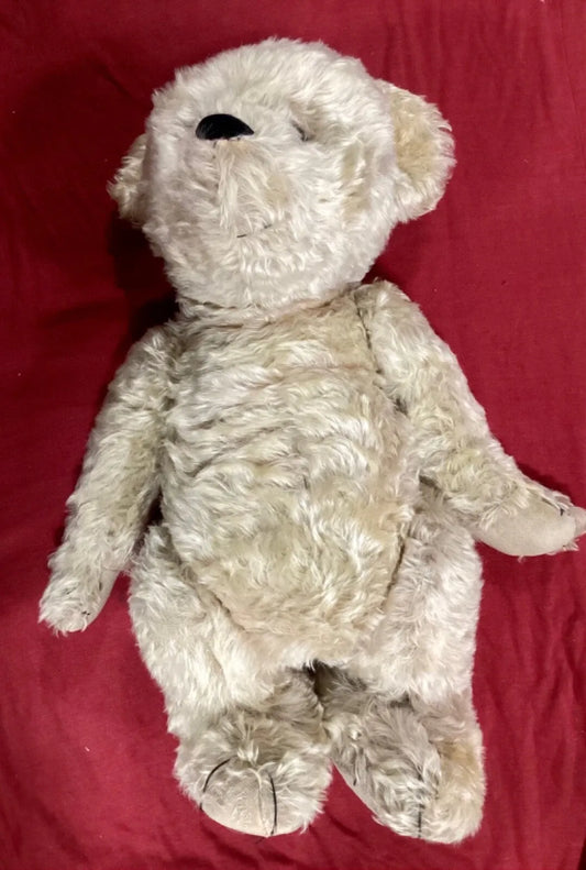 Ours Pooh Antique Années 1930 - 24" Mohair Entièrement Articulé