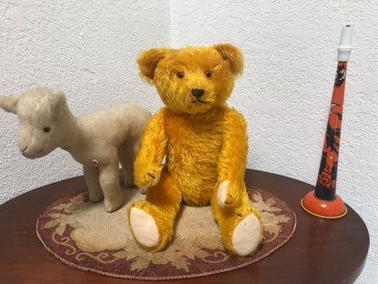 Ours Allemand Antique 1935 Mohair Doré (14")