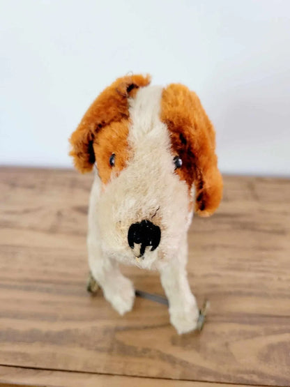 Chien à Tirer Antique Mohair (13")