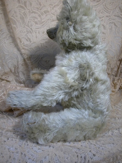Ours Steiff Blanc Antique Début 1900s (17")