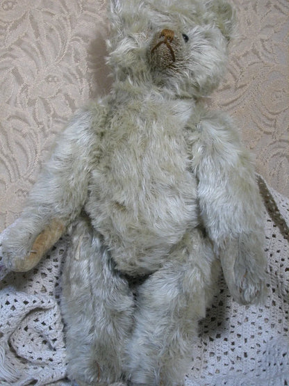 Ours Steiff Blanc Antique Début 1900s (17")