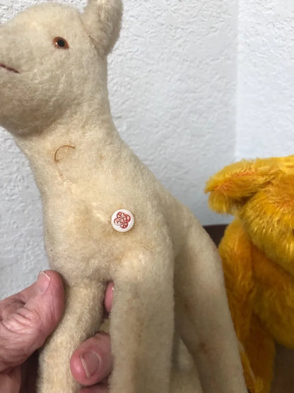 Ours Allemand Antique 1935 Mohair Doré (14")