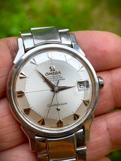 Montre Omega Constellation Acier Inoxydable Vintage