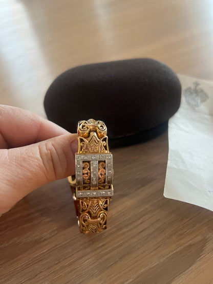 Montre Omega Or 18 Carats et Diamants Vintage — Pièce de Luxe