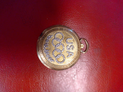 Montre de Poche Longines Jeux Olympiques Los Angeles 1984 — Édition Rare