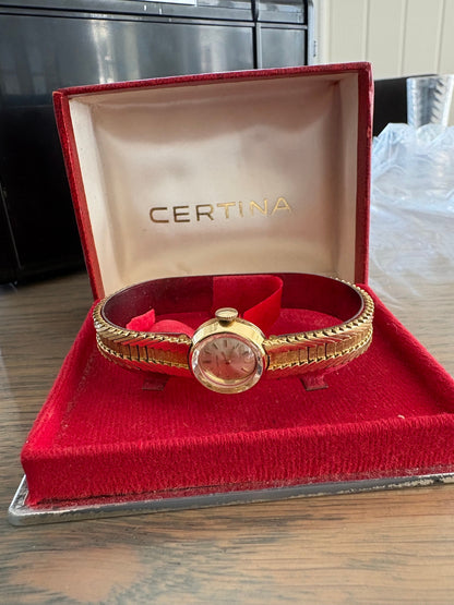 Montre Certina Femme Or 18 Carats Vintage Swiss Made