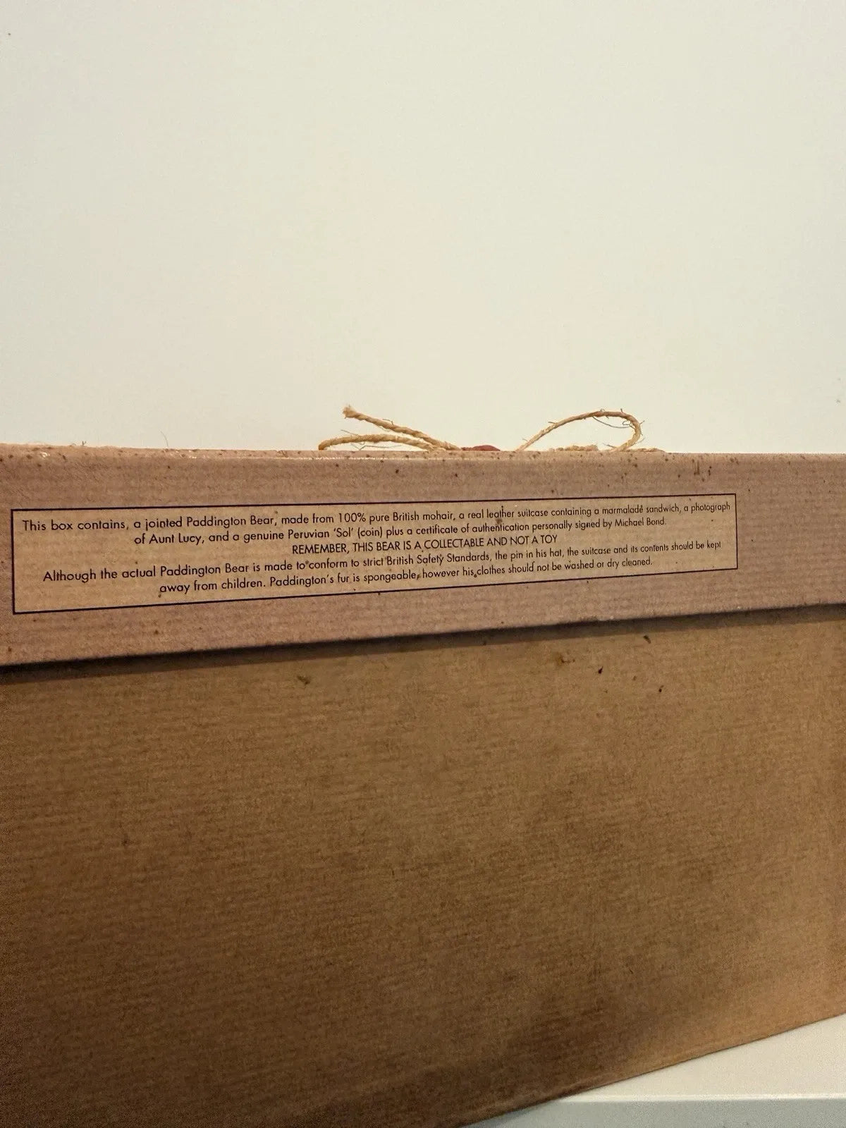 Paddington Bear édition spéciale signée