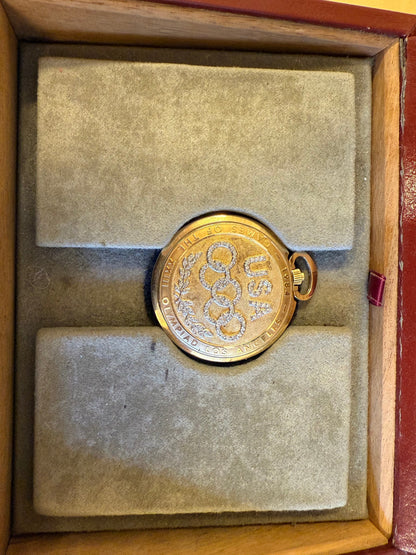 Montre de Poche Longines Jeux Olympiques Los Angeles 1984 — Édition Rare
