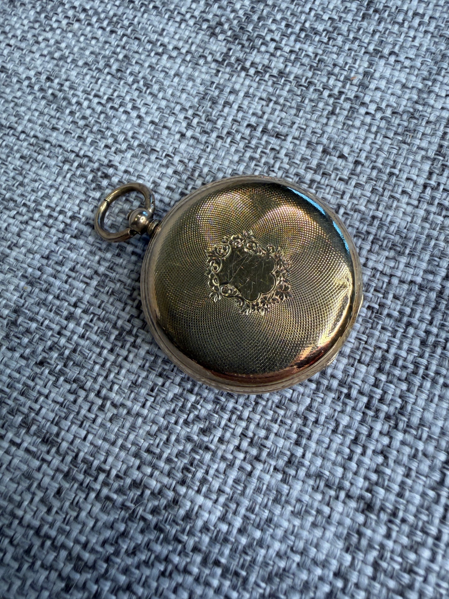 Montre de Poche Ancienne Or 14 Carats Remontage à Clé | Rare