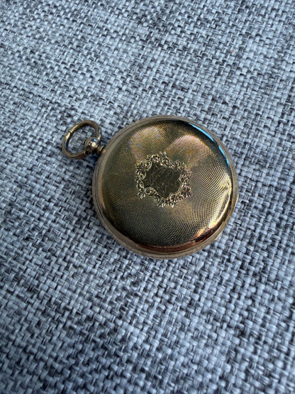 Montre de Poche Ancienne Or 14 Carats Remontage à Clé | Rare