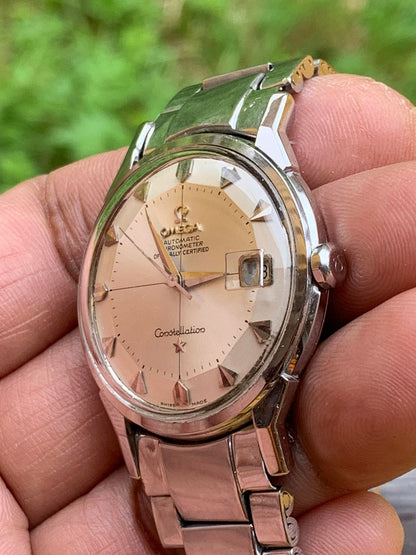 Montre Omega Constellation Acier Inoxydable Vintage