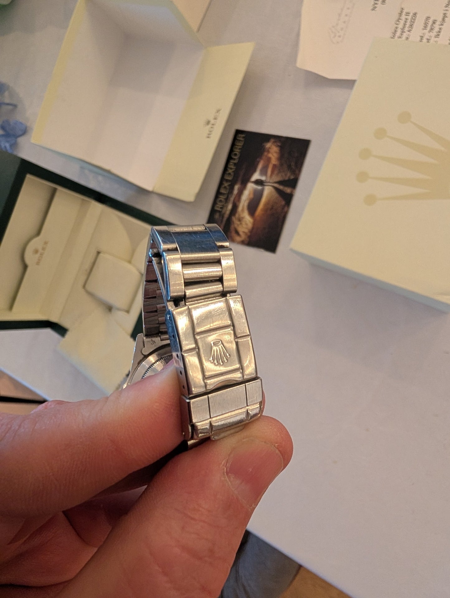 Rolex Explorer II Acier Cadran Blanc 1999 | Montre Vintage Certifiée