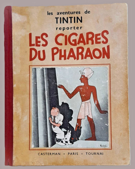 Tintin — Les Cigares du Pharaon — N&B — A6/A16 — 1938/1941