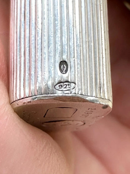 Briquet MUST de CARTIER Love Vintage – Argent 925 et Plaqué Or