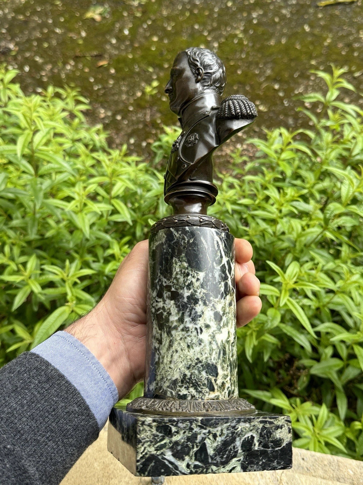 Buste de Napoléon en Bronze – Patine Brune – Époque Empire