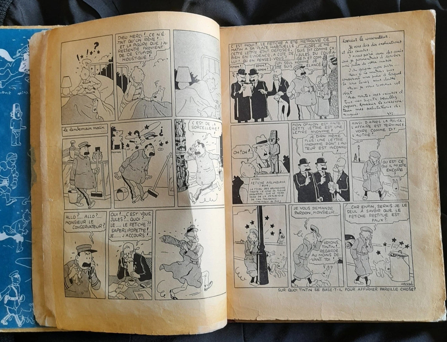Tintin – L’Oreille Cassée – Édition Originale A2 N&B – 11/1937