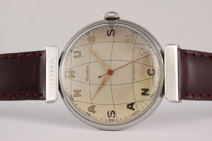 Cortébert Annus Sanctus Réf. 9201 – Calibre 689, acier, circa 1950