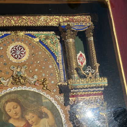 Diorama Reliquaire – Vierge à l'Enfant – Antiquité