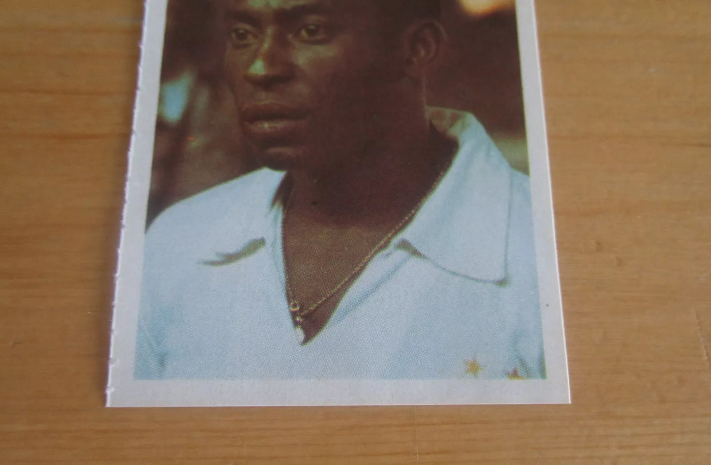 Lot de 2 images collector Pelé + Michel Platini  1974/75