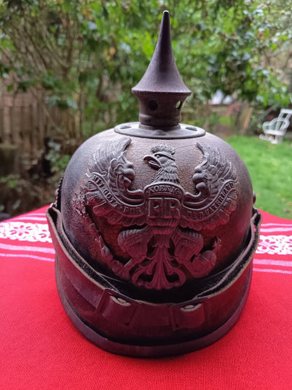 Casque à Pointe Prussien Authentique 1916 WW1 – Pickelhaube