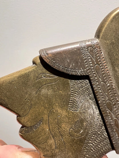 Briquet de tranchée Kronprinz – Laiton et cuivre, Trench Art WW1