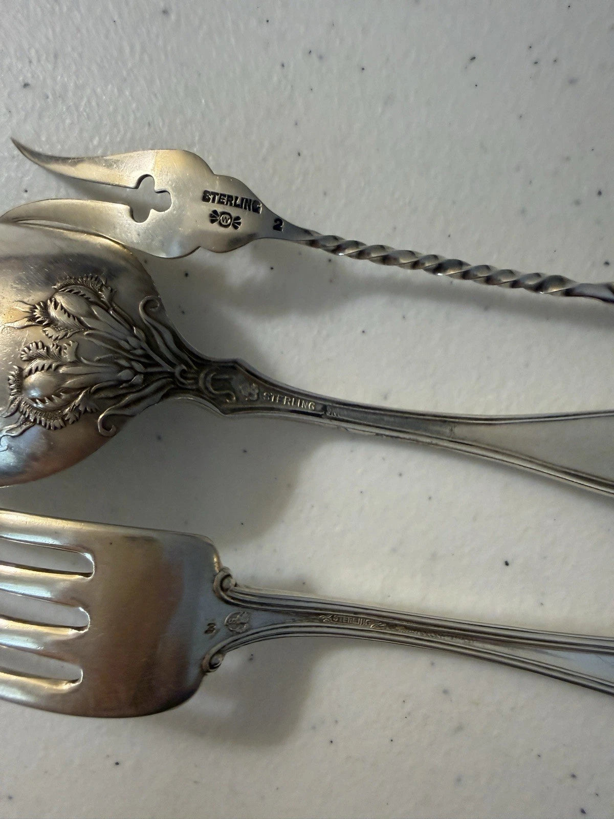 Lot 11 Couverts Argent Massif