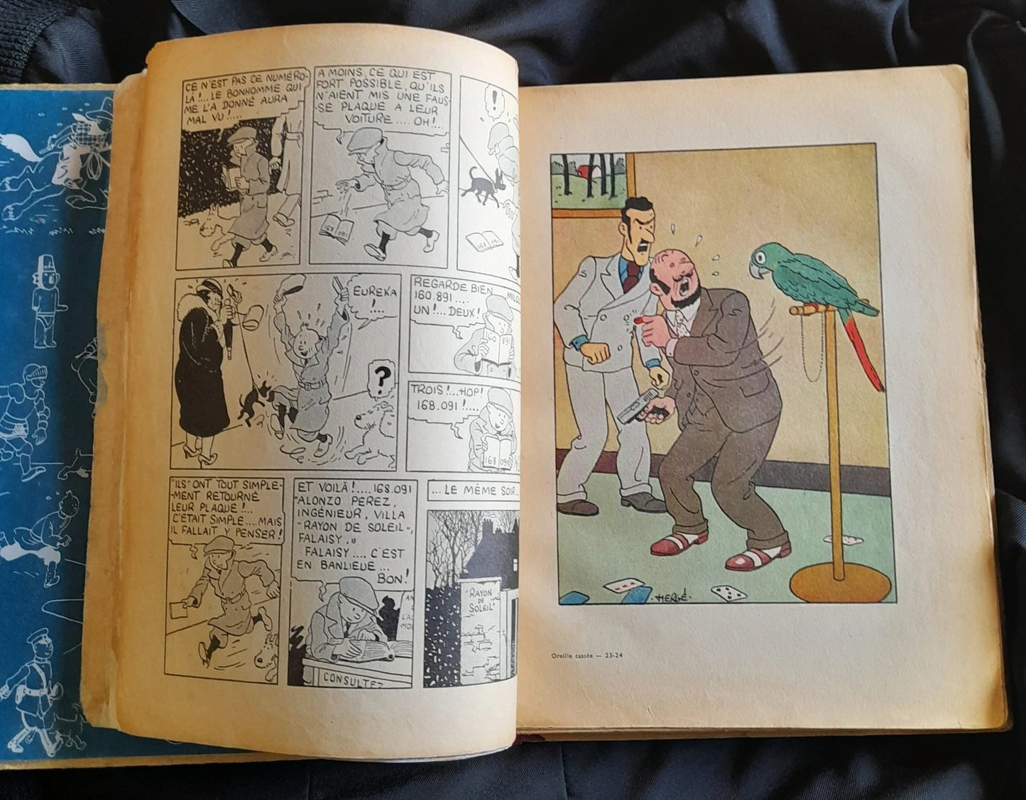 Tintin – L’Oreille Cassée – Édition Originale A2 N&B – 11/1937