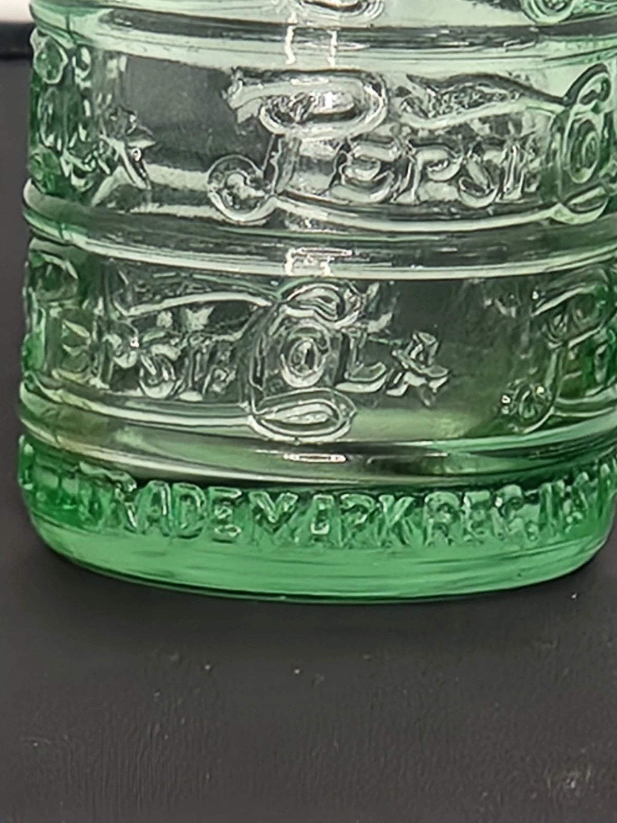 Bouteille Pepsi-Cola Verte Ultra-Rare