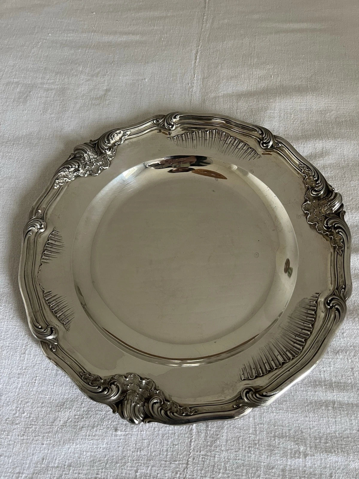 Plat Service Argent Massif Cardeilhac Louis XV