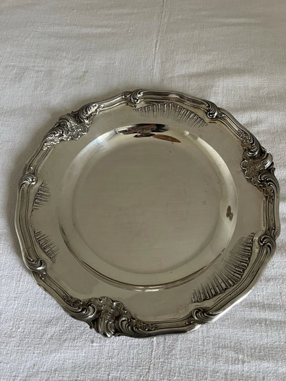 Plat Service Argent Massif Cardeilhac Louis XV