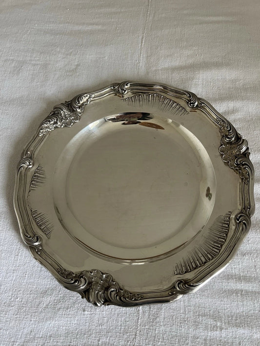 Plat Service Argent Massif Cardeilhac Louis XV