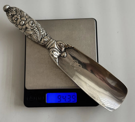 Chausse-Pied Tiffany & Co Sterling Argent Repoussé Floral