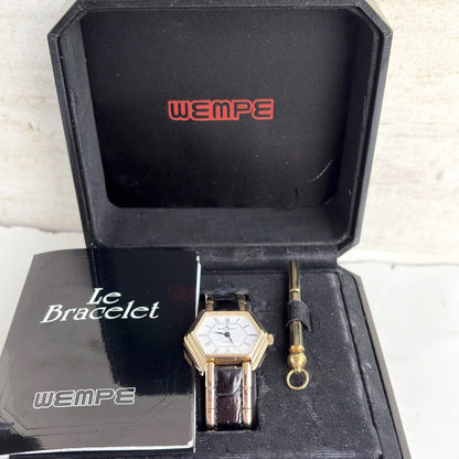 Baume & Mercier Lady Réf. 48372 – Or 18 carats, boîtier hexagonal