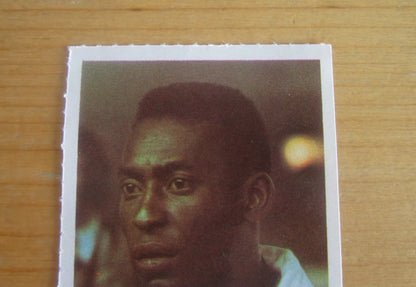 Lot de 2 images collector Pelé + Michel Platini  1974/75