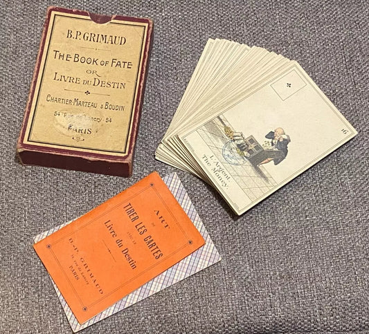 Jeu de Cartes Le Livre du Destin 1890 Grimaud — Complet