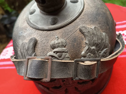 Casque à Pointe Prussien Authentique 1916 WW1 – Pickelhaube