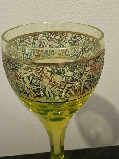 Coupe Art Déco Bohème Tchèque Moser – Signée