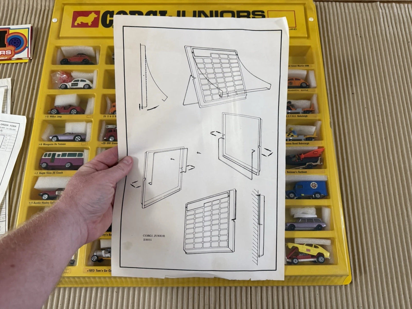 Corgi Juniors – Présentoir de Magasin Original