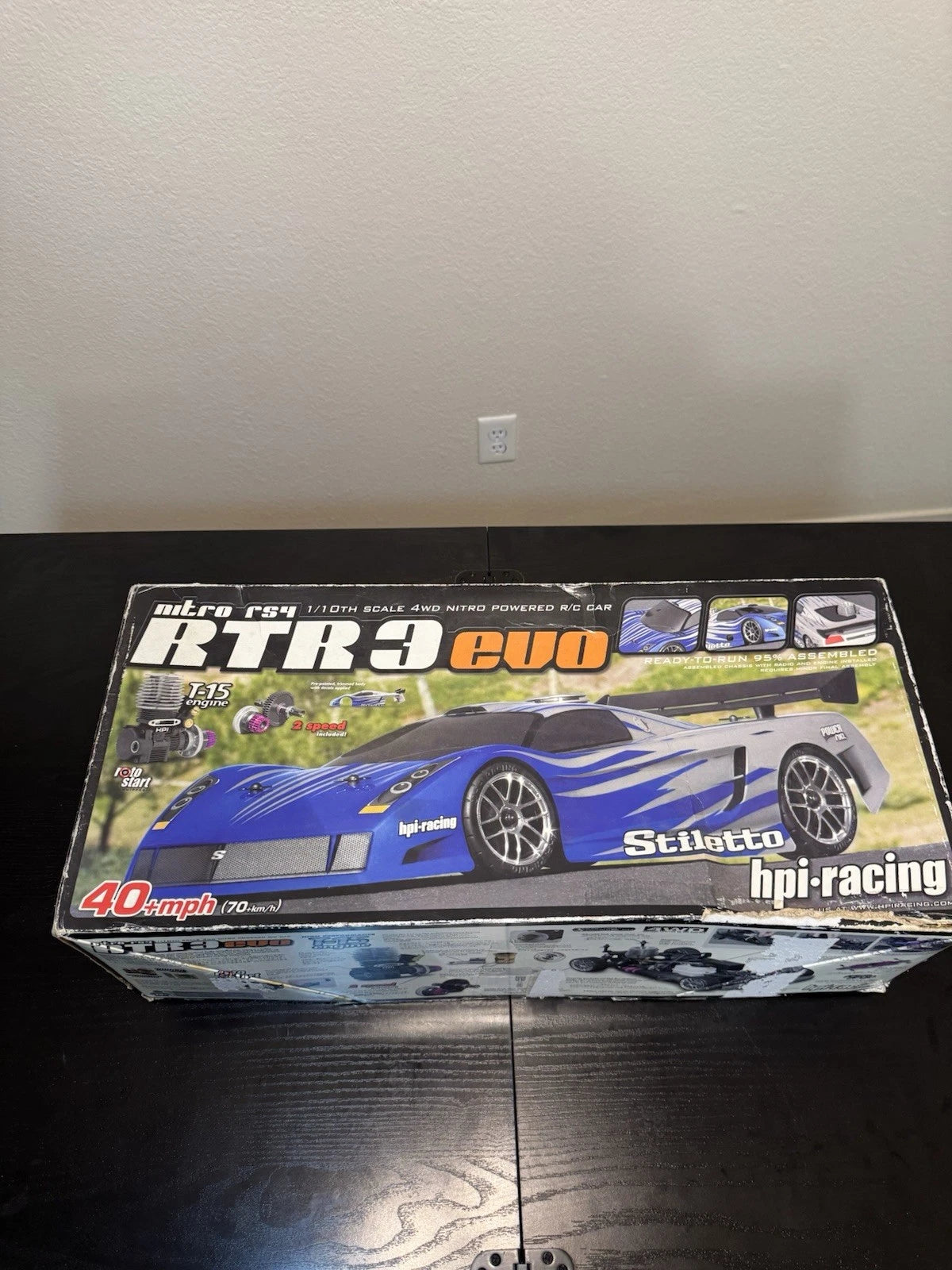 HPI Nitro RS4 3 Evo 1/10 4WD Stiletto RTR