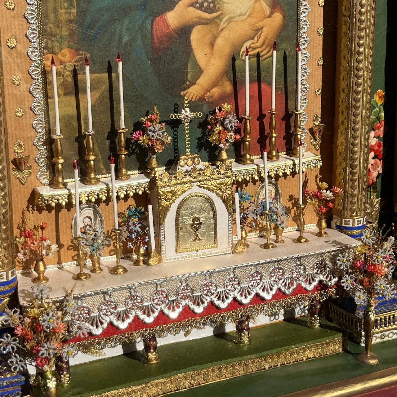 Diorama Reliquaire – Vierge à l'Enfant – Antiquité